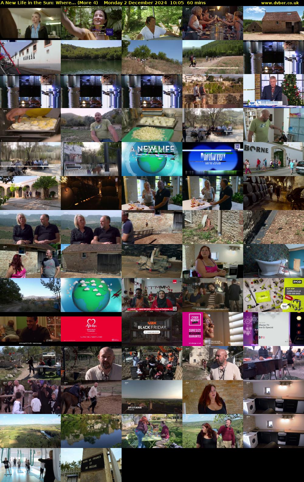 A New Life in the Sun: Where... (More 4) Monday 2 December 2024 10:05 - 11:05