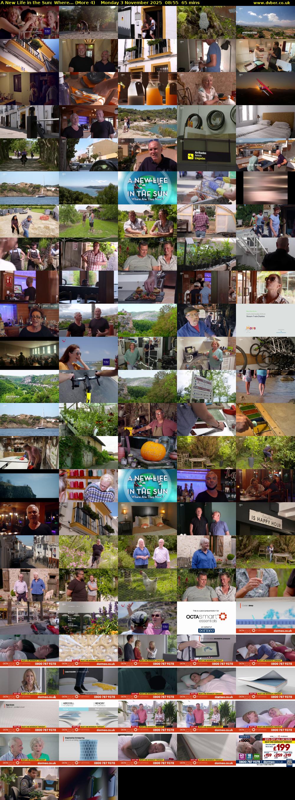 A New Life in the Sun: Where... (More 4) Monday 3 November 2025 08:55 - 10:00