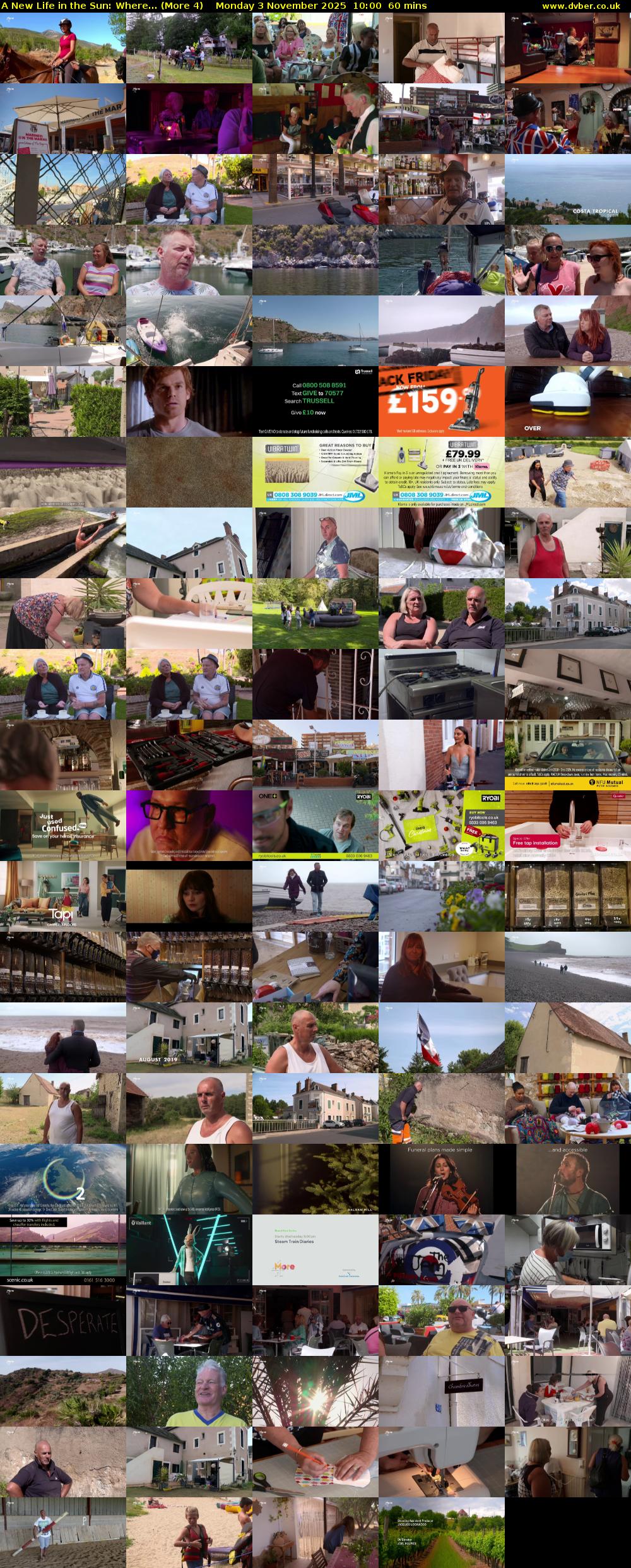 A New Life in the Sun: Where... (More 4) Monday 3 November 2025 10:00 - 11:00