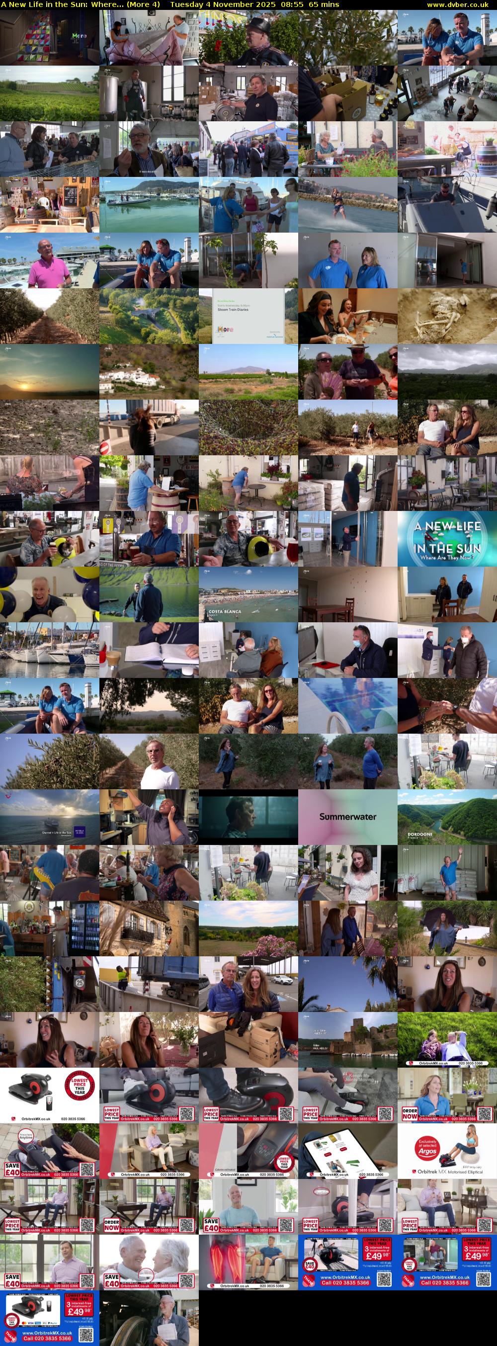 A New Life in the Sun: Where... (More 4) Tuesday 4 November 2025 08:55 - 10:00