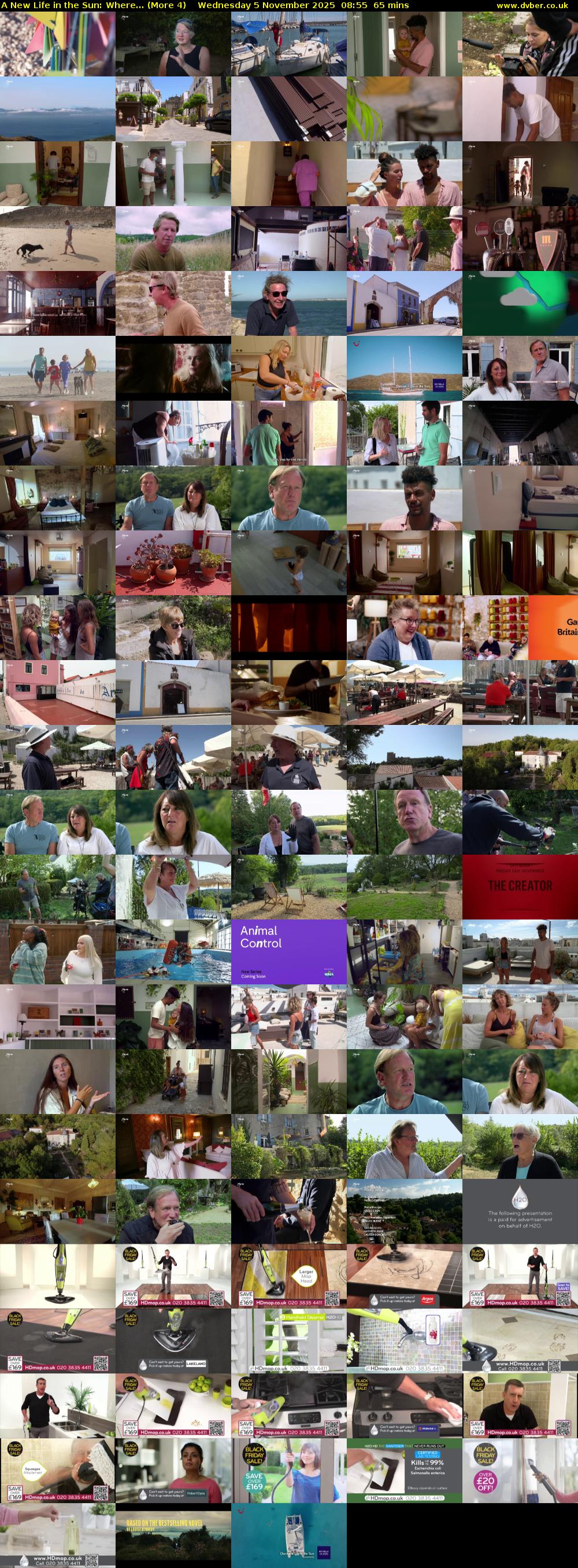 A New Life in the Sun: Where... (More 4) Wednesday 5 November 2025 08:55 - 10:00