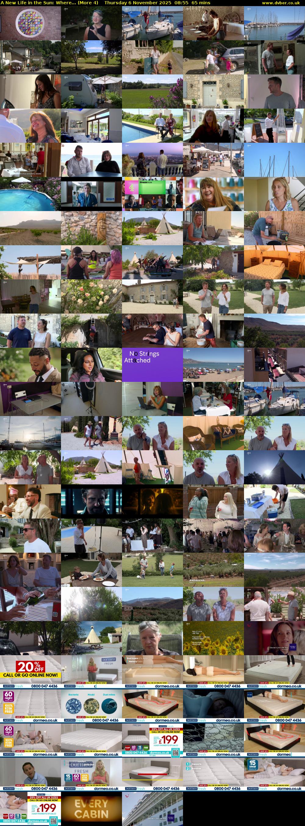 A New Life in the Sun: Where... (More 4) Thursday 6 November 2025 08:55 - 10:00