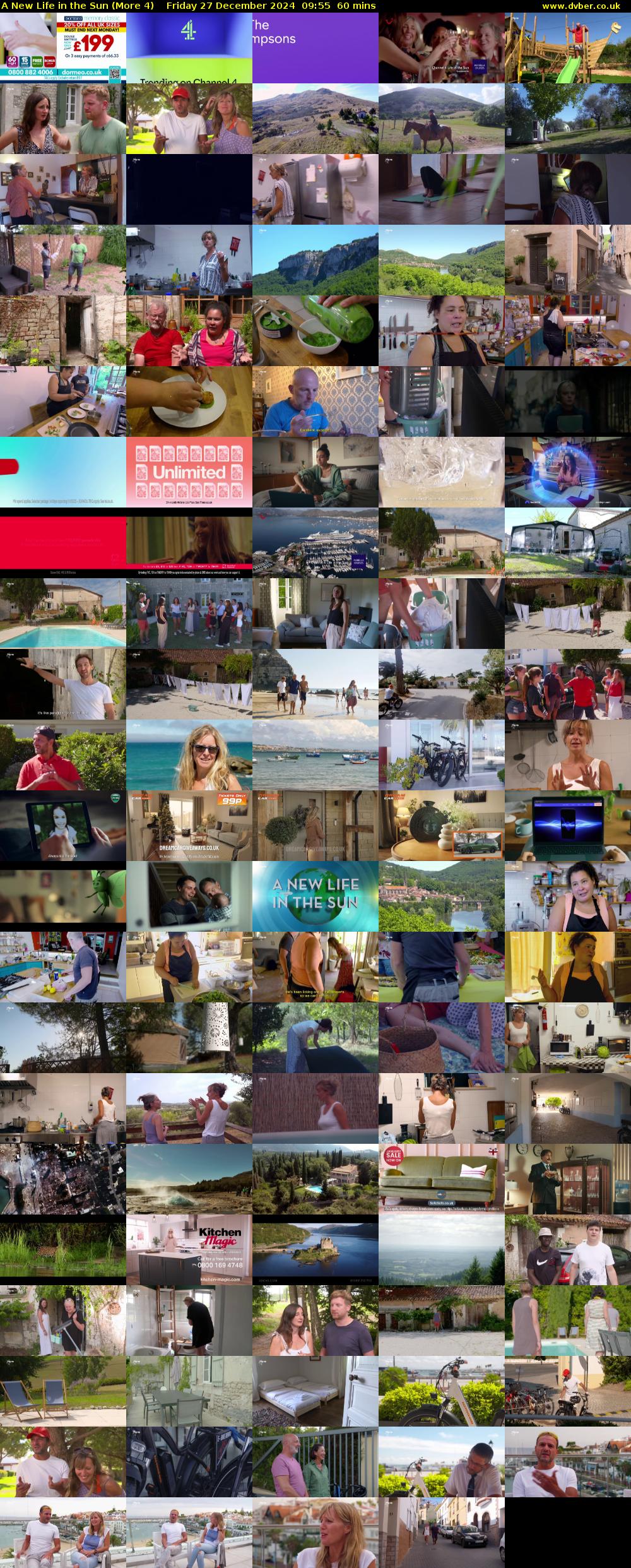 A New Life in the Sun (More 4) Friday 27 December 2024 09:55 - 10:55