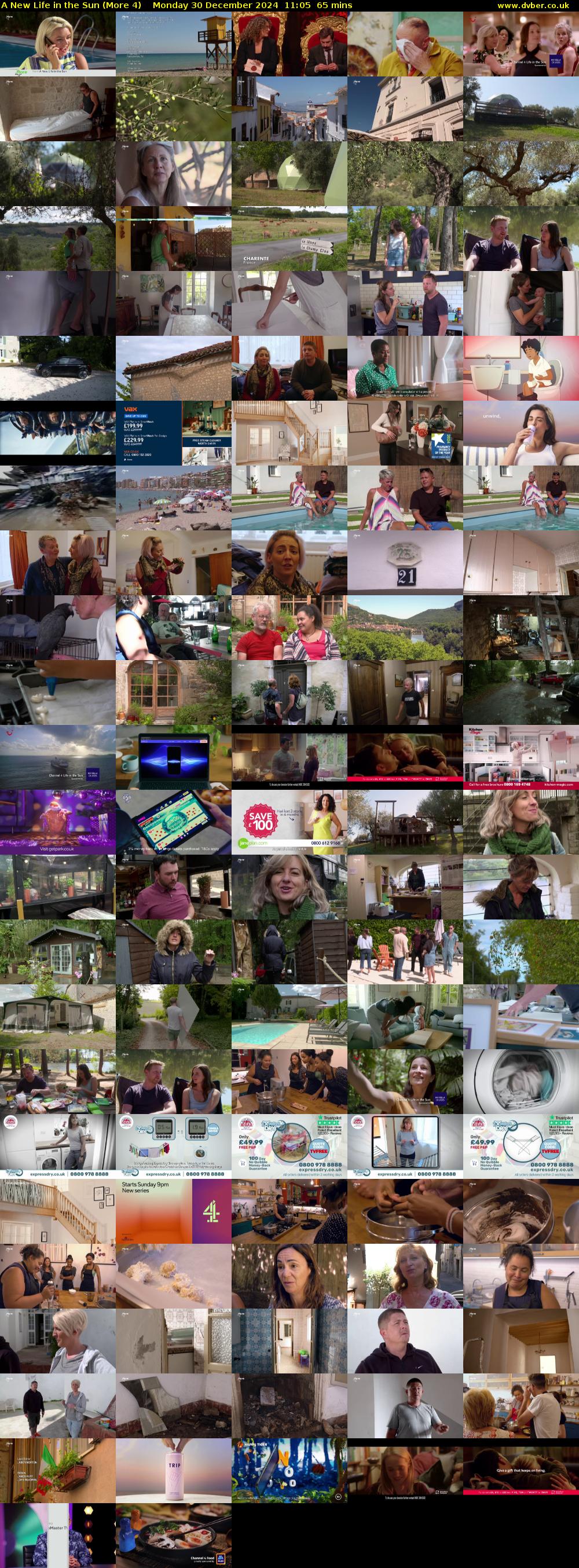 A New Life in the Sun (More 4) Monday 30 December 2024 11:05 - 12:10