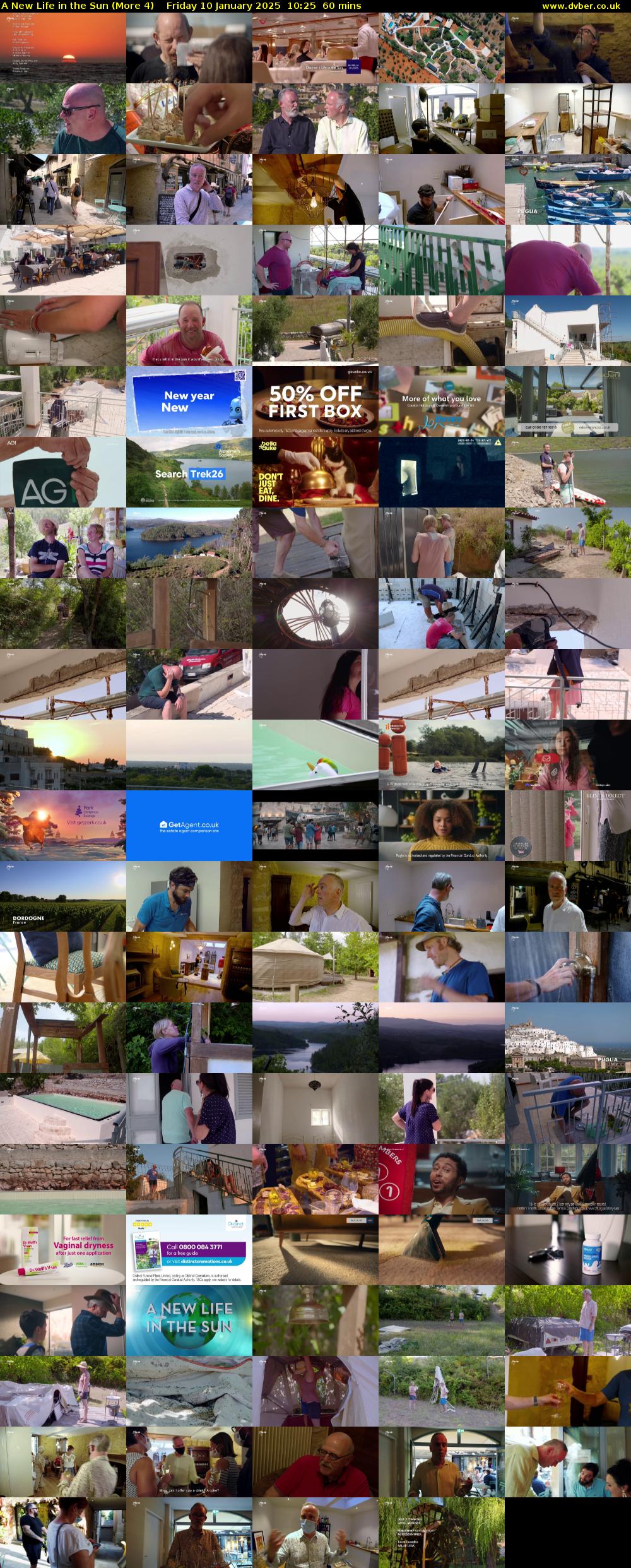 A New Life in the Sun (More 4) Friday 10 January 2025 10:25 - 11:25