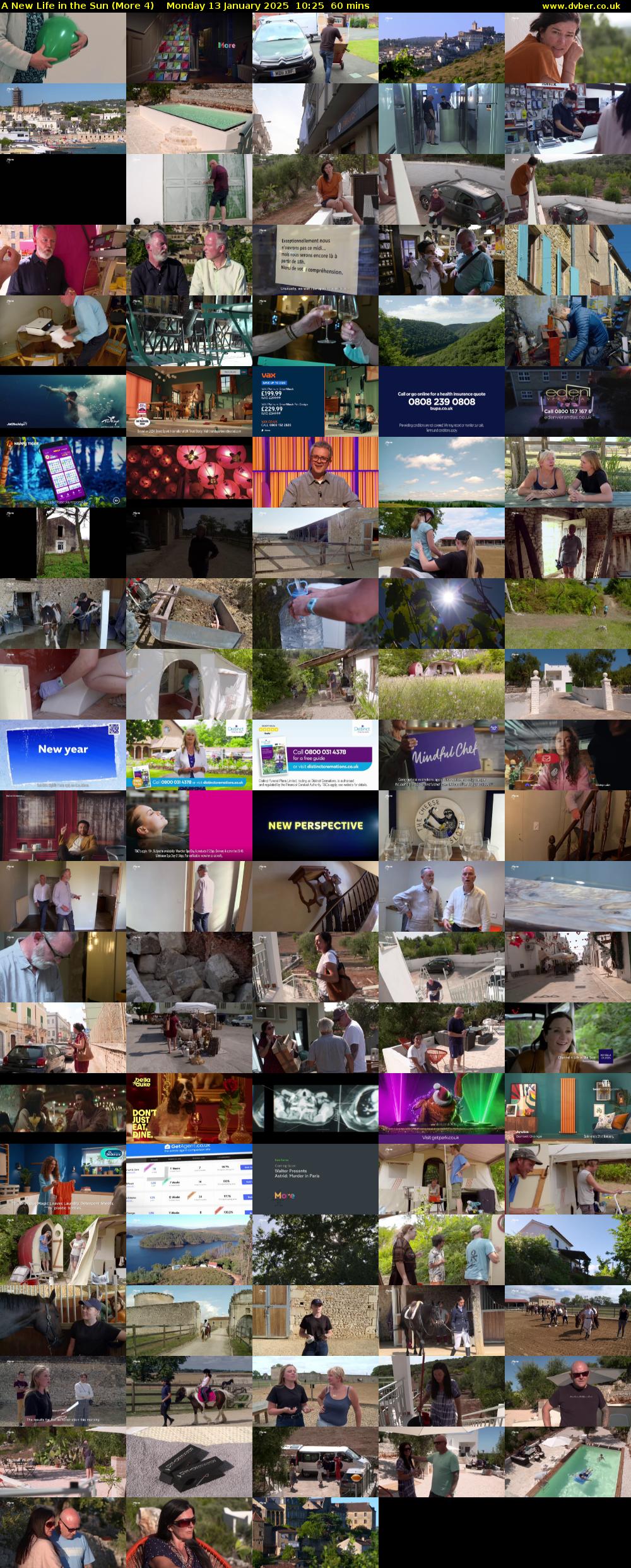 A New Life in the Sun (More 4) Monday 13 January 2025 10:25 - 11:25