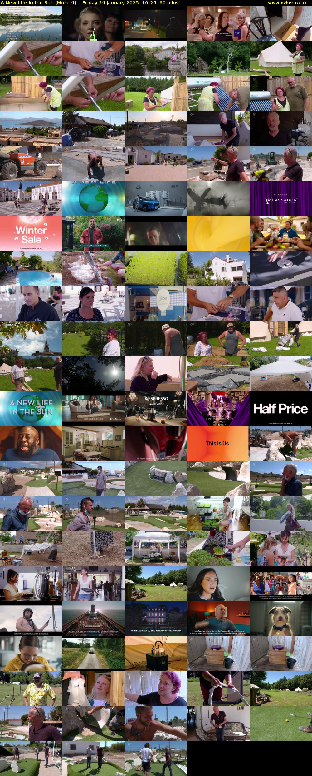 A New Life in the Sun (More 4) Friday 24 January 2025 10:25 - 11:25