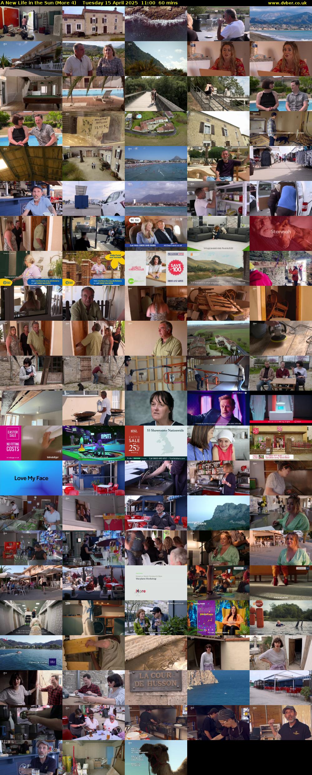 A New Life in the Sun (More 4) Tuesday 15 April 2025 11:00 - 12:00