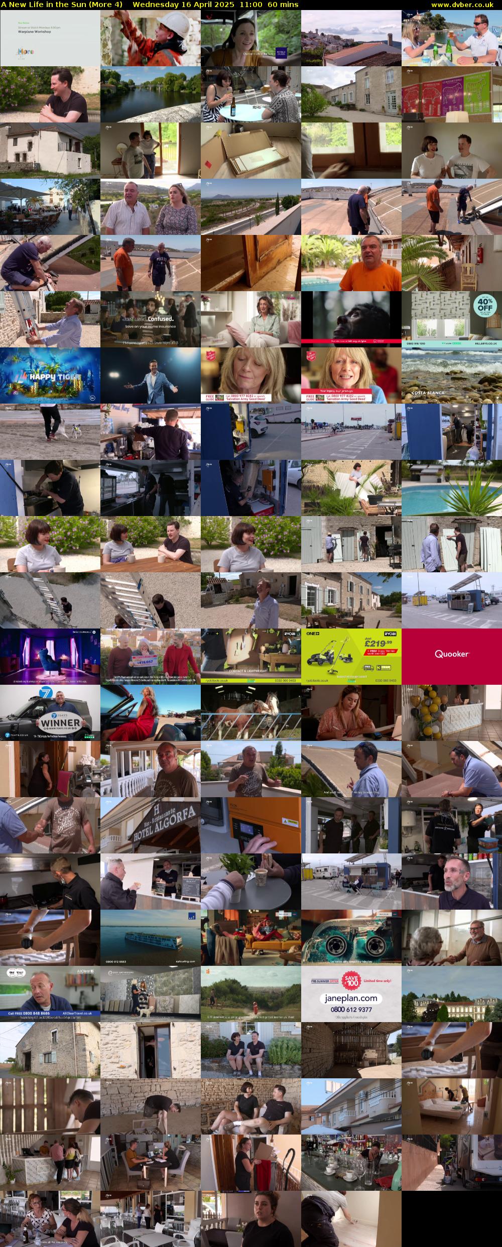 A New Life in the Sun (More 4) Wednesday 16 April 2025 11:00 - 12:00