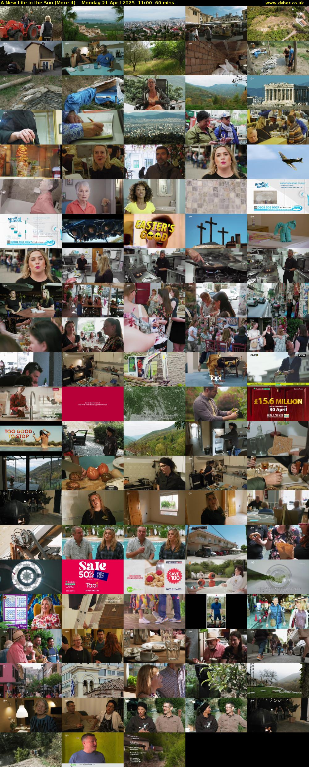 A New Life in the Sun (More 4) Monday 21 April 2025 11:00 - 12:00