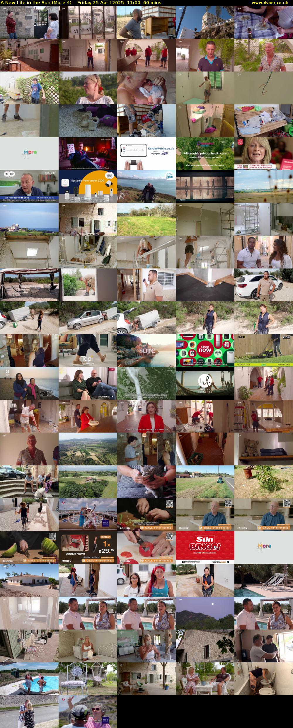 A New Life in the Sun (More 4) Friday 25 April 2025 11:00 - 12:00