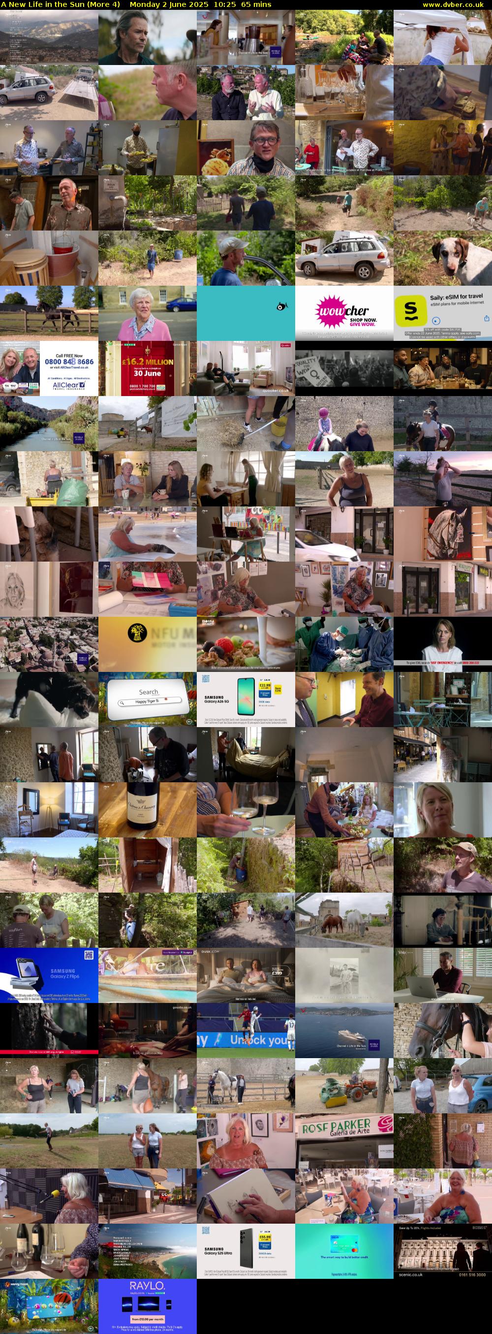 A New Life in the Sun (More 4) Monday 2 June 2025 10:25 - 11:30