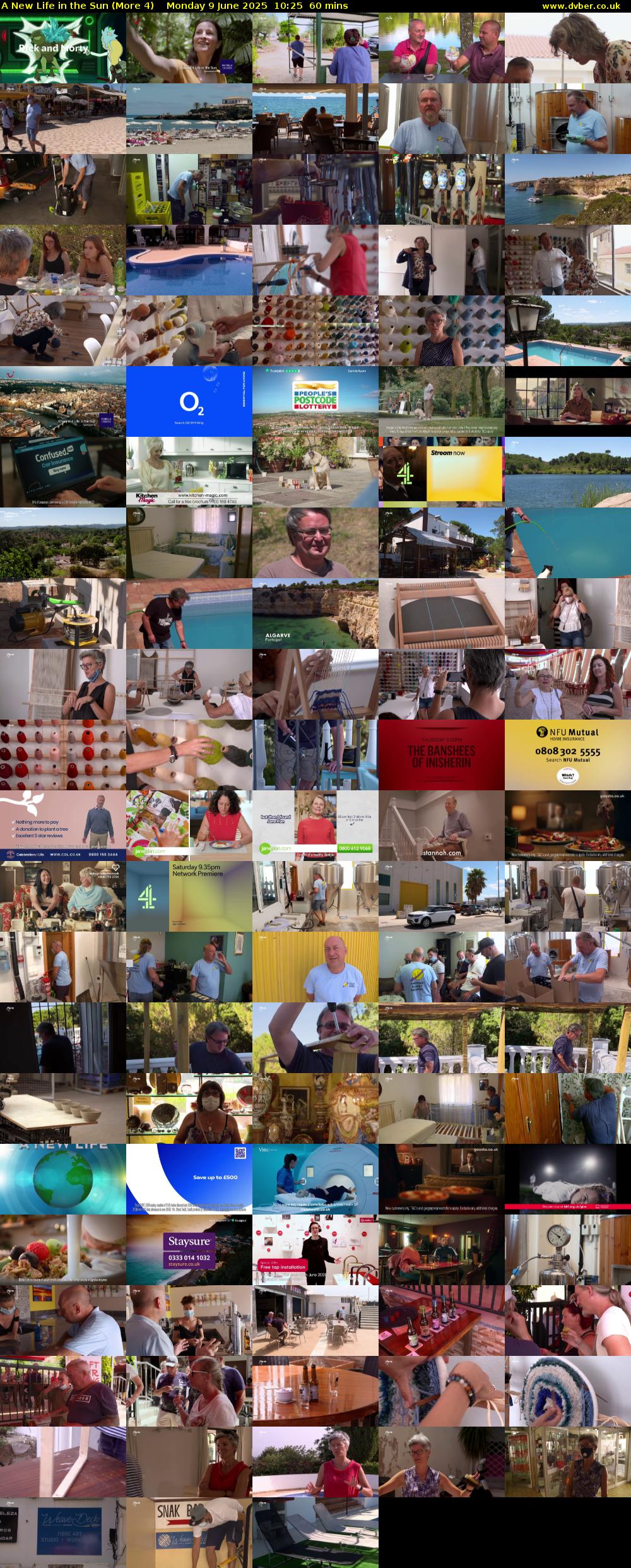 A New Life in the Sun (More 4) Monday 9 June 2025 10:25 - 11:25