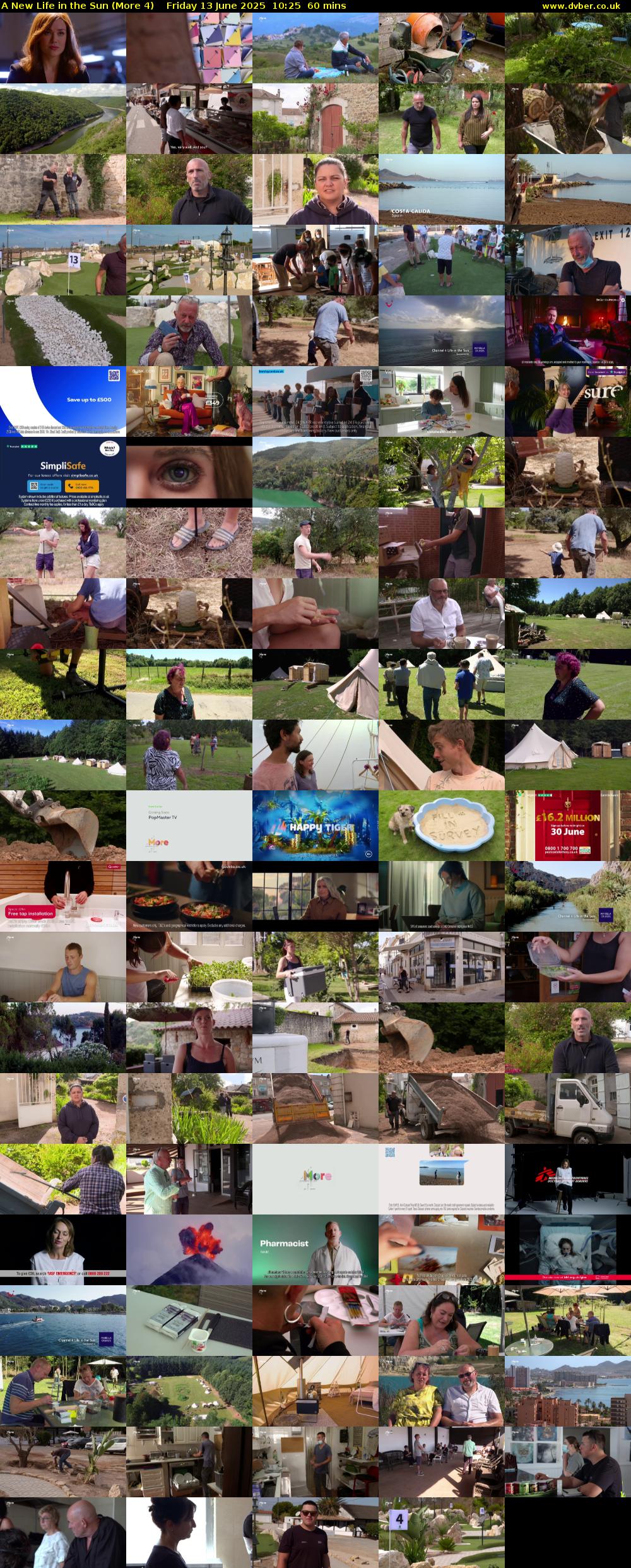 A New Life in the Sun (More 4) Friday 13 June 2025 10:25 - 11:25