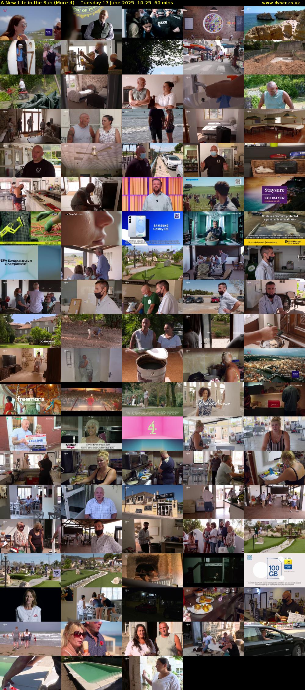 A New Life in the Sun (More 4) Tuesday 17 June 2025 10:25 - 11:25