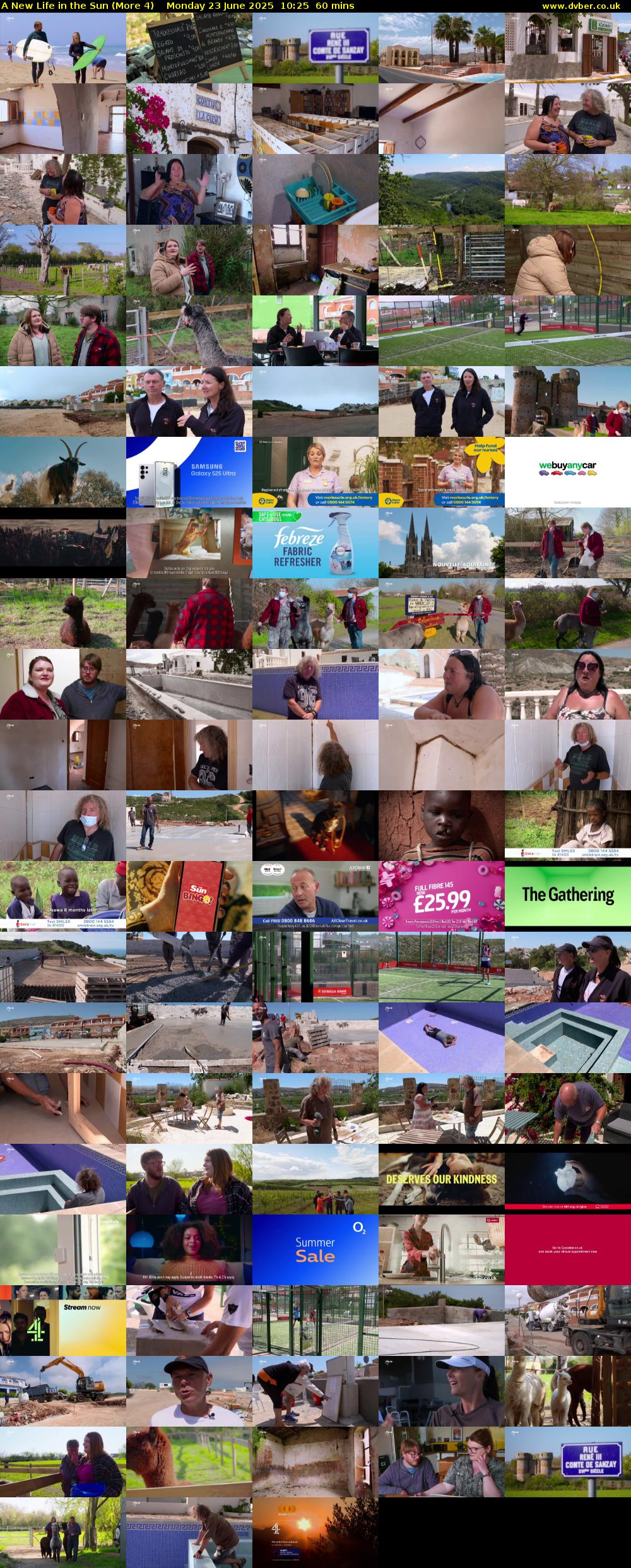 A New Life in the Sun (More 4) Monday 23 June 2025 10:25 - 11:25