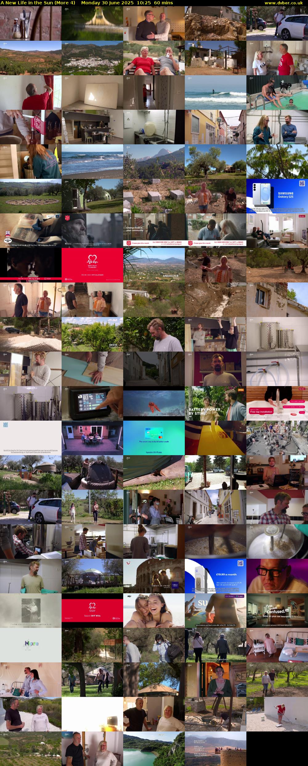 A New Life in the Sun (More 4) Monday 30 June 2025 10:25 - 11:25