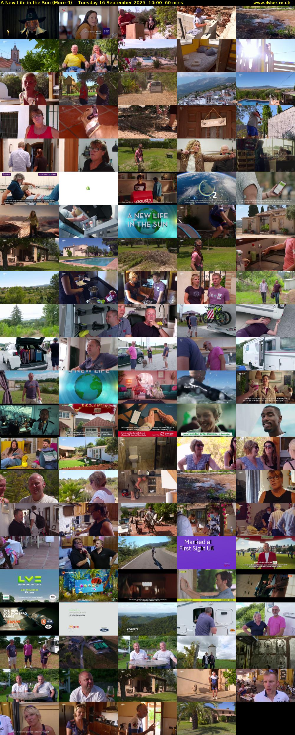 A New Life in the Sun (More 4) Tuesday 16 September 2025 10:00 - 11:00
