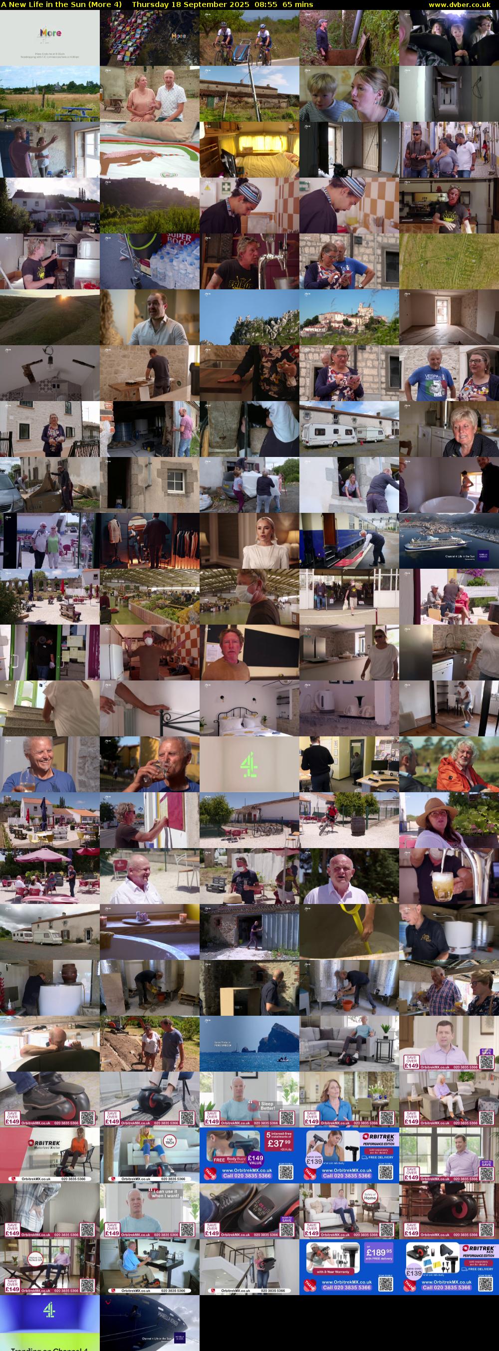 A New Life in the Sun (More 4) Thursday 18 September 2025 08:55 - 10:00