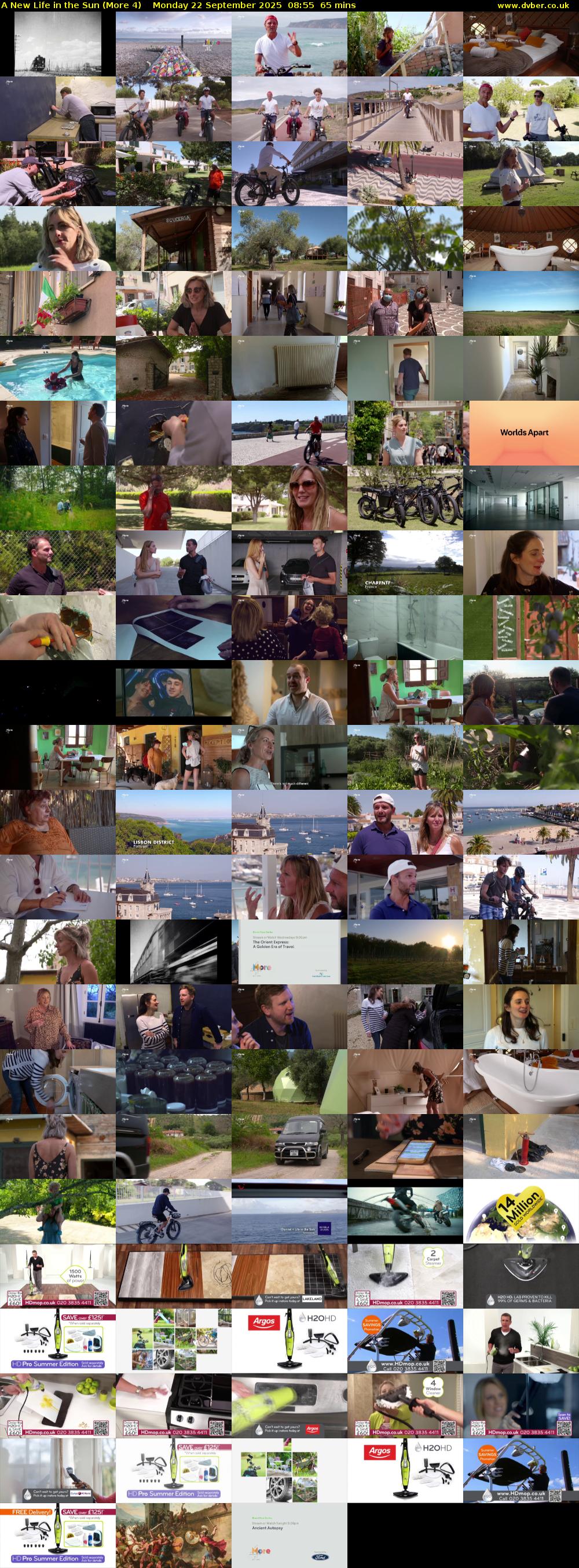 A New Life in the Sun (More 4) Monday 22 September 2025 08:55 - 10:00