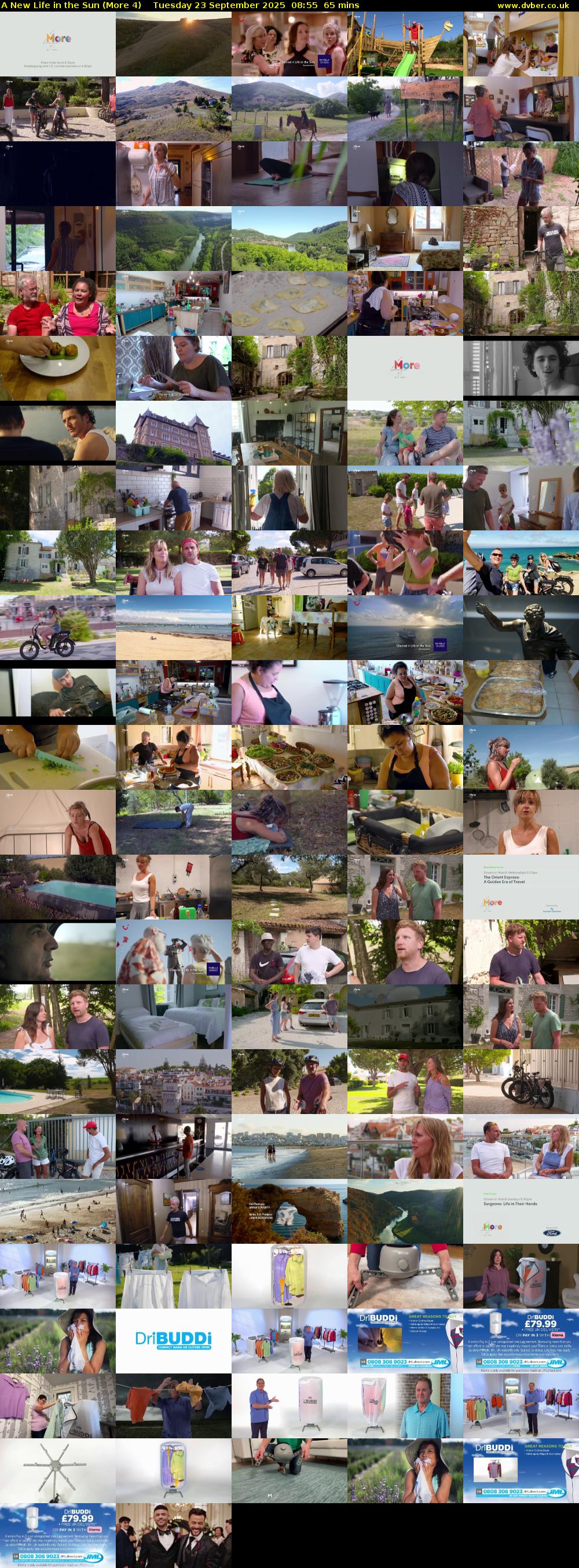 A New Life in the Sun (More 4) Tuesday 23 September 2025 08:55 - 10:00