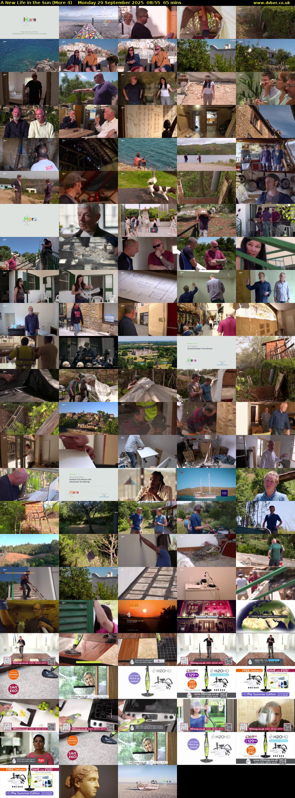 A New Life in the Sun (More 4) Monday 29 September 2025 08:55 - 10:00