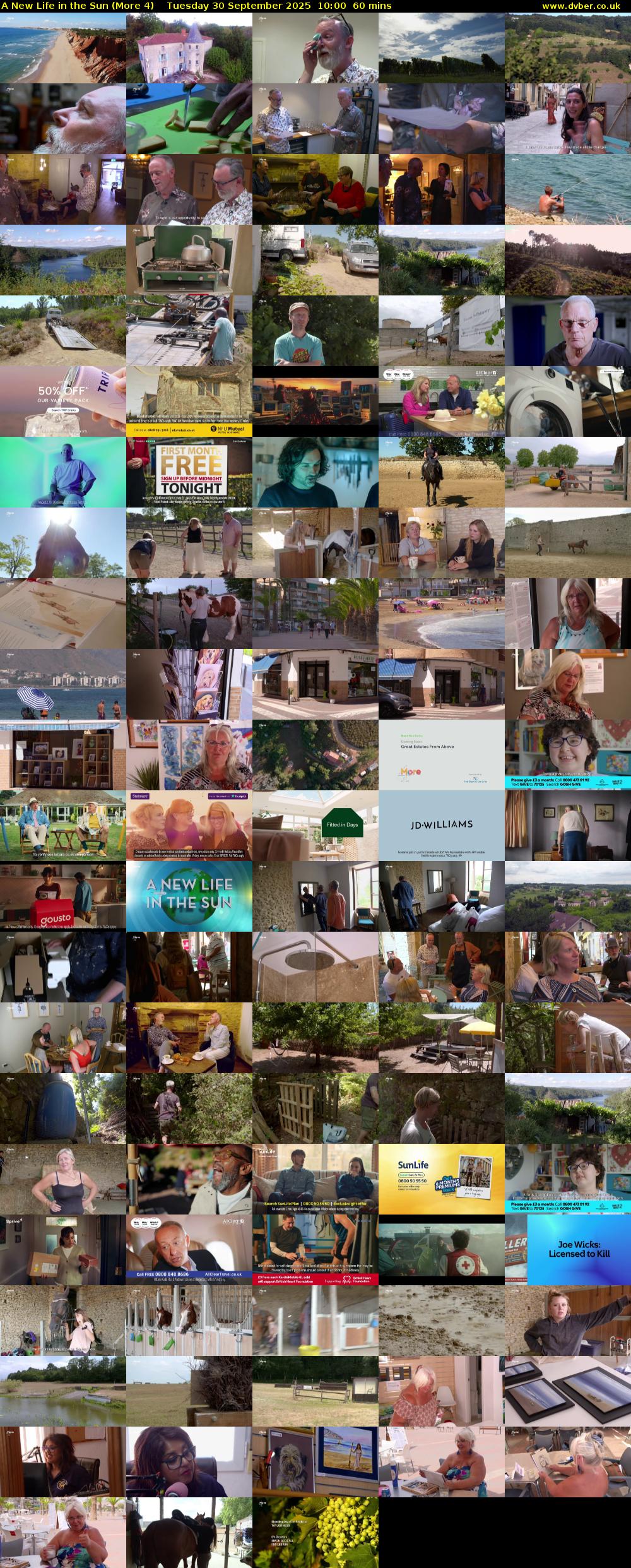 A New Life in the Sun (More 4) Tuesday 30 September 2025 10:00 - 11:00