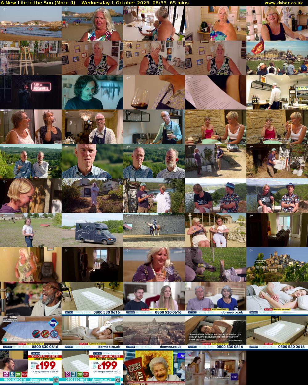 A New Life in the Sun (More 4) Wednesday 1 October 2025 08:55 - 10:00