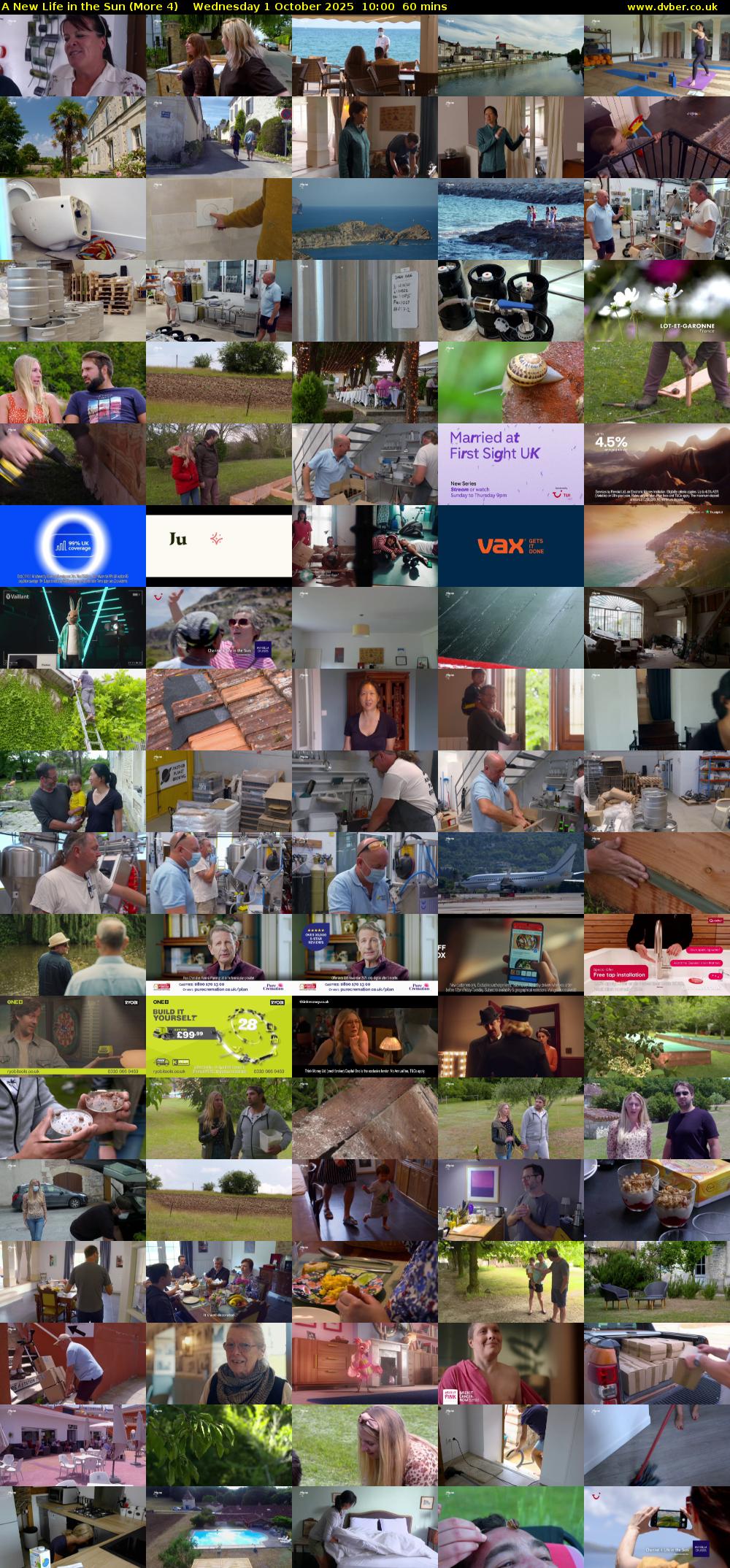 A New Life in the Sun (More 4) Wednesday 1 October 2025 10:00 - 11:00