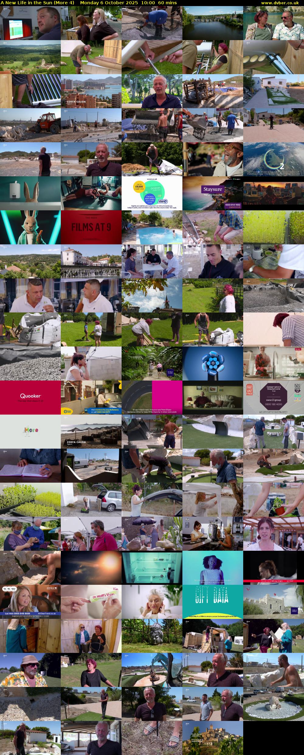 A New Life in the Sun (More 4) Monday 6 October 2025 10:00 - 11:00