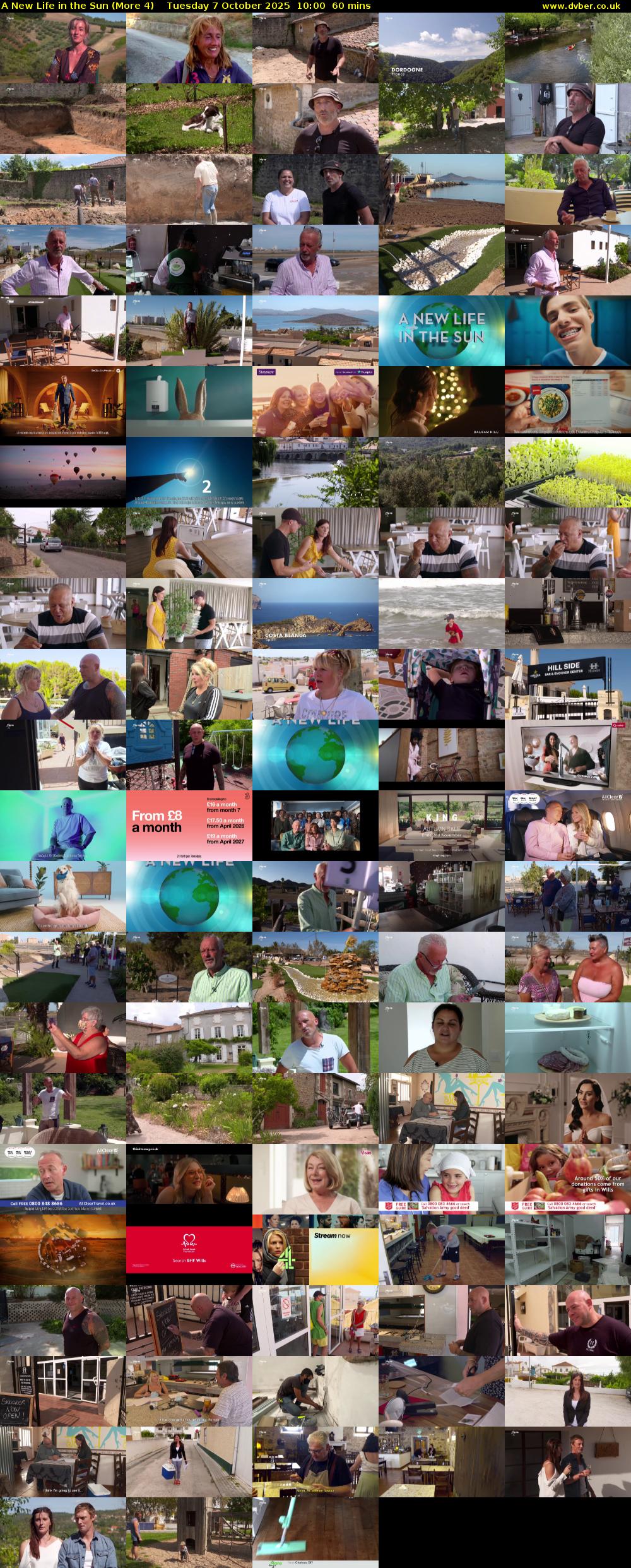A New Life in the Sun (More 4) Tuesday 7 October 2025 10:00 - 11:00