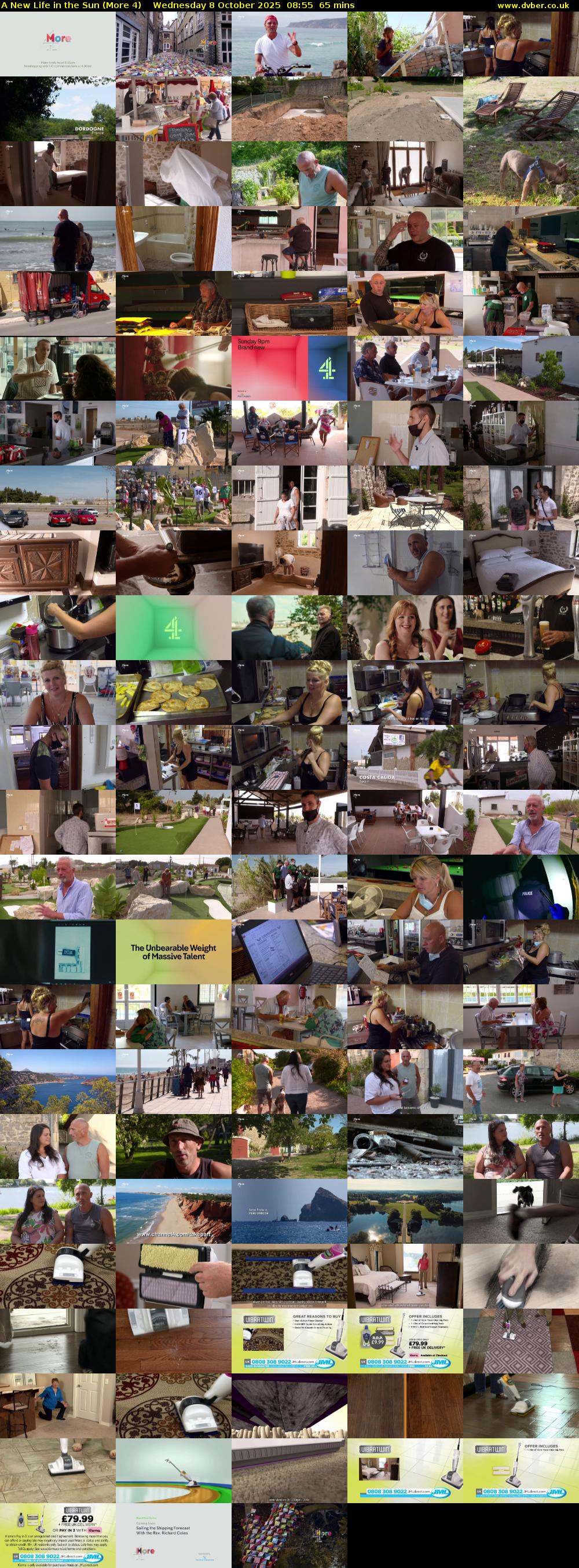 A New Life in the Sun (More 4) Wednesday 8 October 2025 08:55 - 10:00