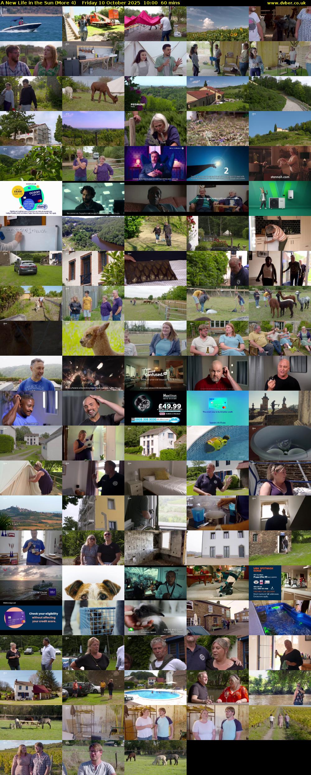 A New Life in the Sun (More 4) Friday 10 October 2025 10:00 - 11:00