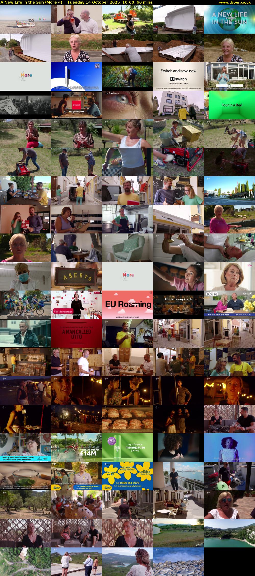 A New Life in the Sun (More 4) Tuesday 14 October 2025 10:00 - 11:00