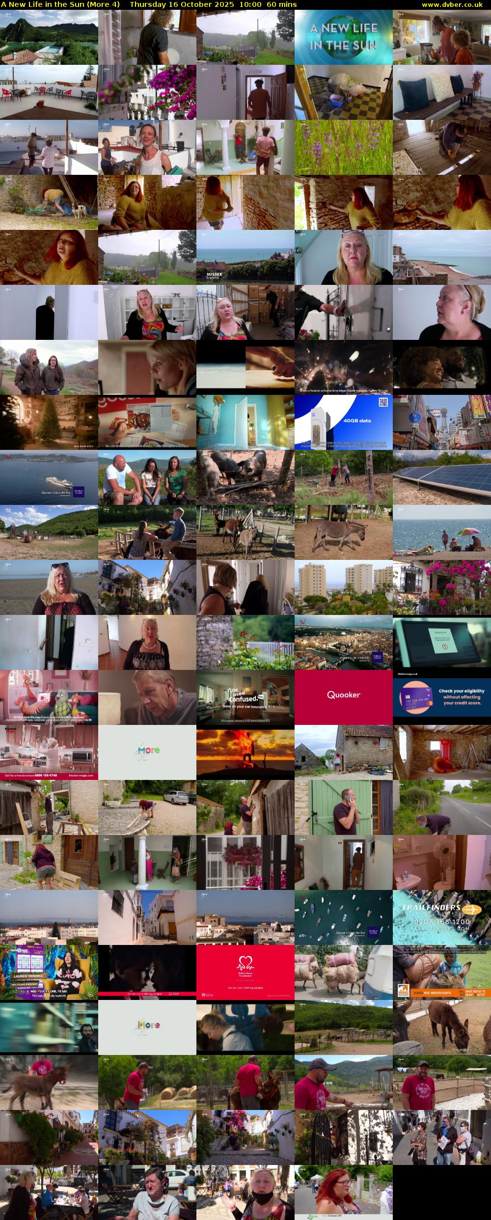 A New Life in the Sun (More 4) Thursday 16 October 2025 10:00 - 11:00