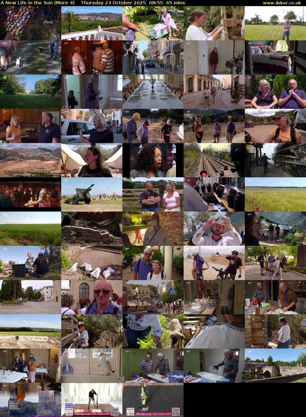 A New Life in the Sun (More 4) Thursday 23 October 2025 08:55 - 10:00