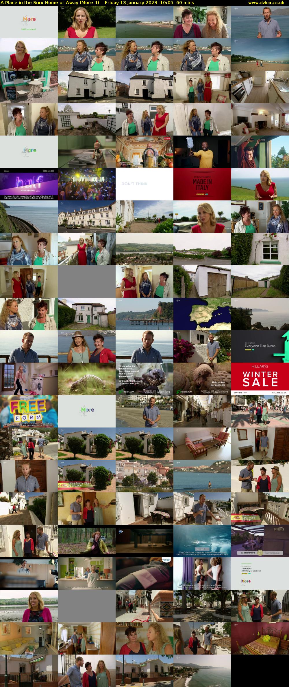 A Place in the Sun: Home or Away (More 4) Friday 13 January 2023 10:05 - 11:05