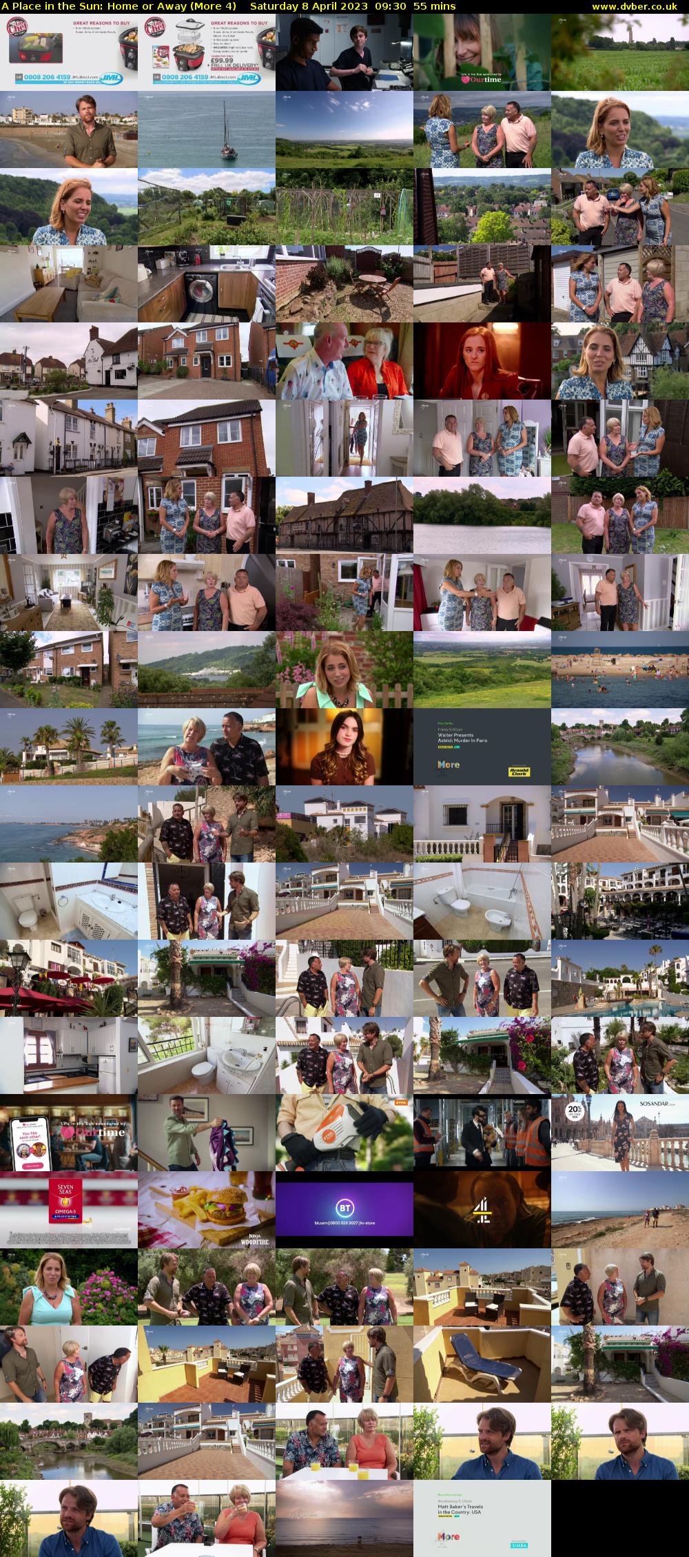 A Place in the Sun: Home or Away (More 4) Saturday 8 April 2023 09:30 - 10:25