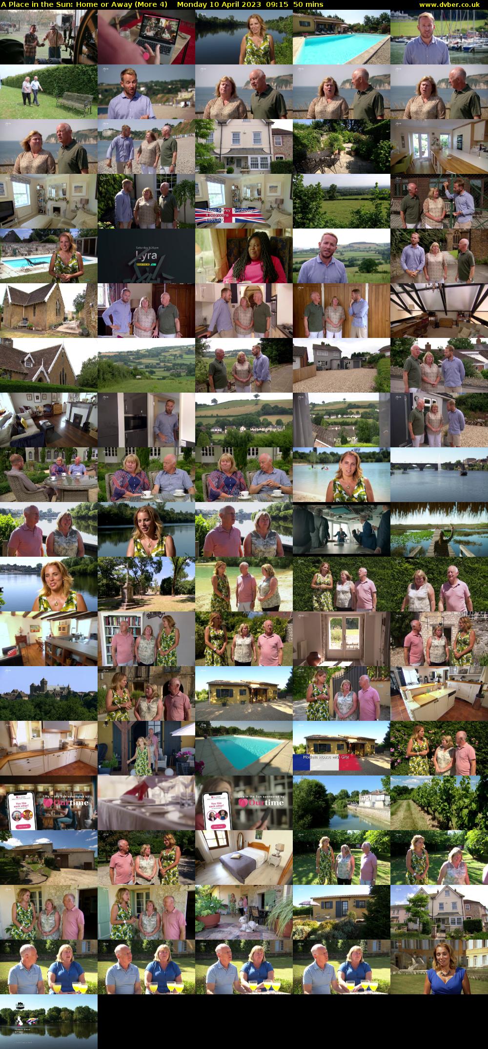 A Place in the Sun: Home or Away (More 4) Monday 10 April 2023 09:15 - 10:05