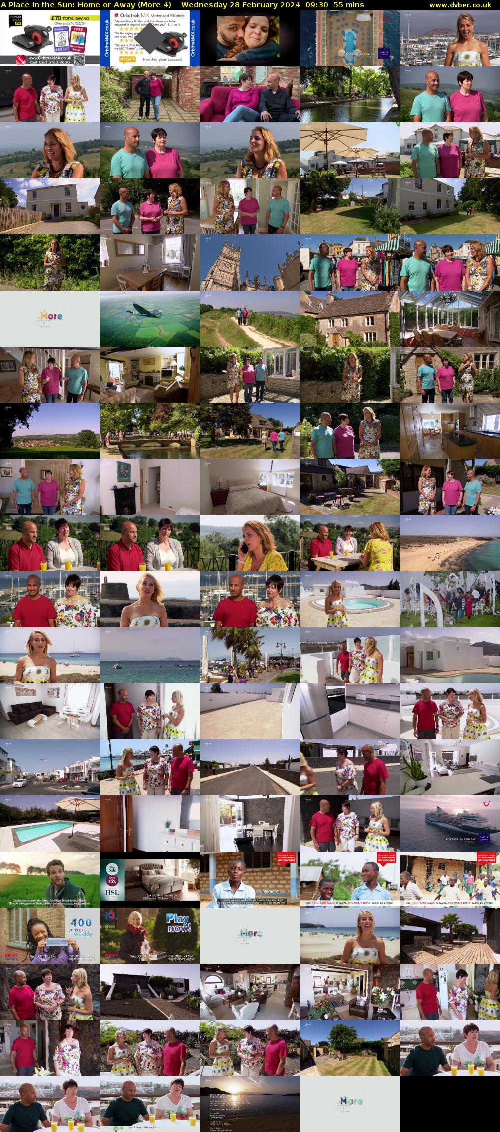 A Place in the Sun: Home or Away (More 4) Wednesday 28 February 2024 09:30 - 10:25
