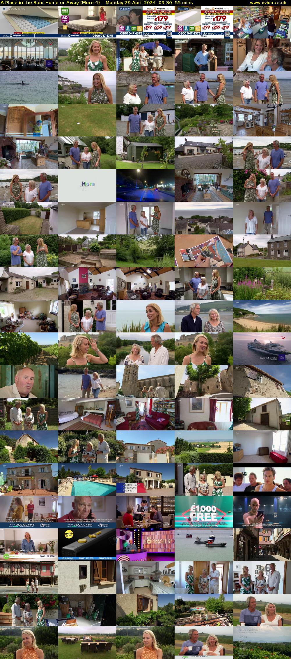 A Place in the Sun: Home or Away (More 4) Monday 29 April 2024 09:30 - 10:25