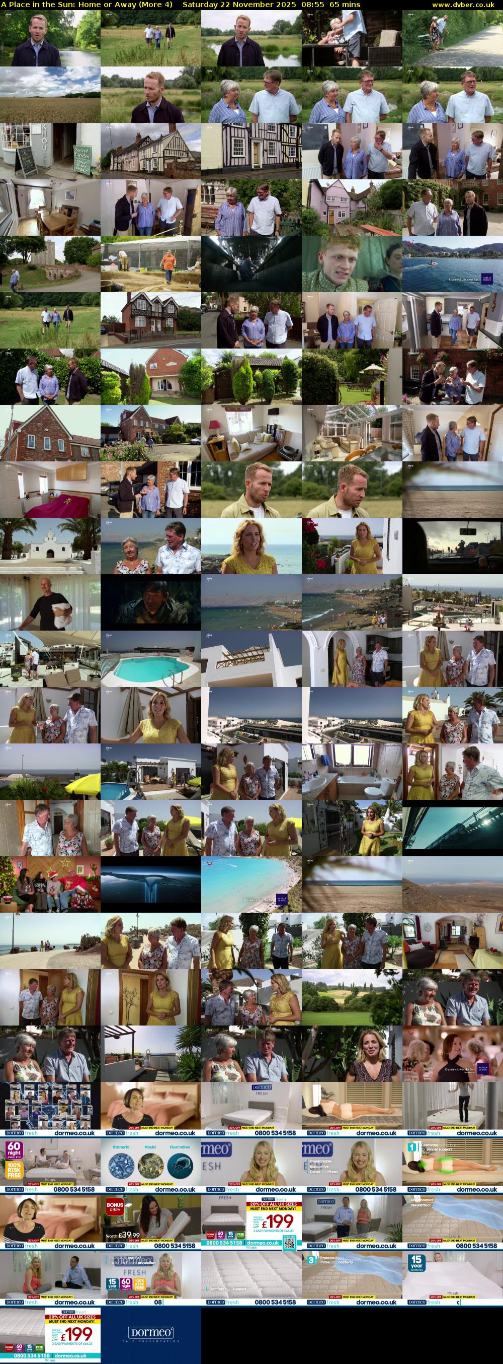 A Place in the Sun: Home or Away (More 4) Saturday 22 November 2025 08:55 - 10:00