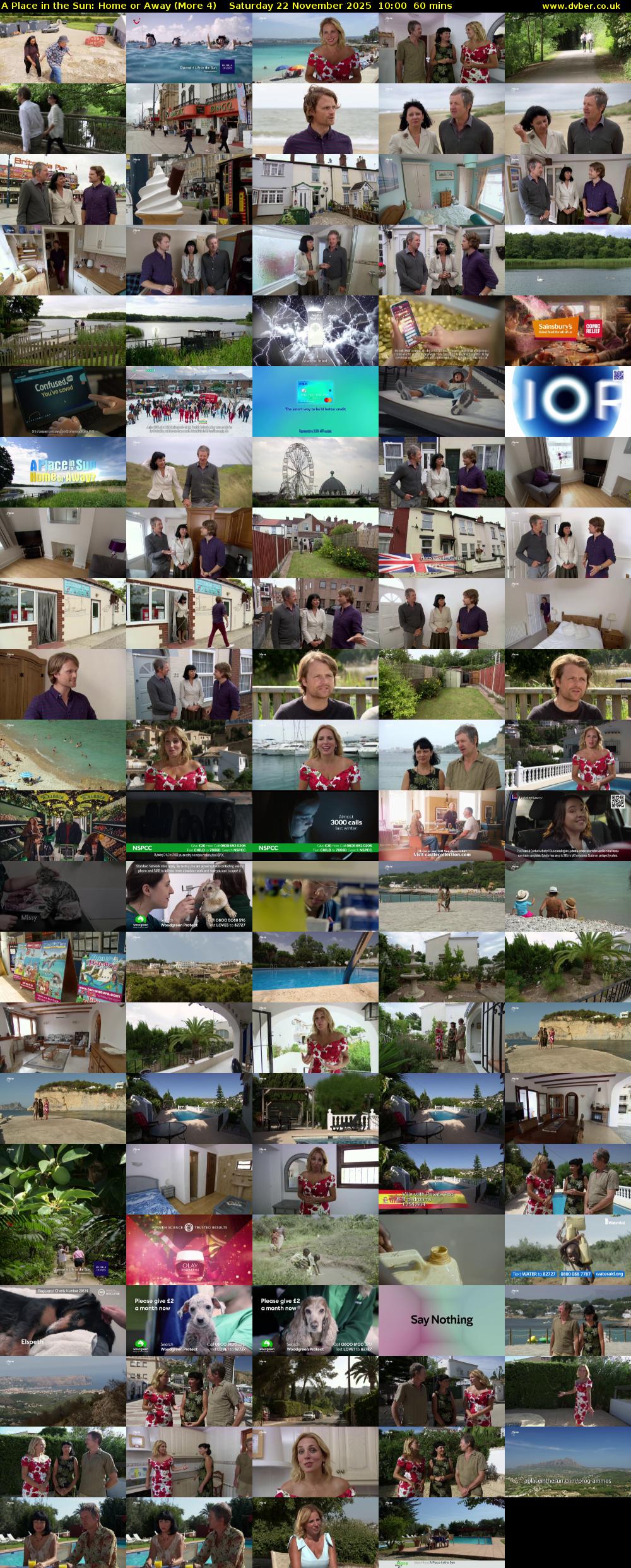 A Place in the Sun: Home or Away (More 4) Saturday 22 November 2025 10:00 - 11:00