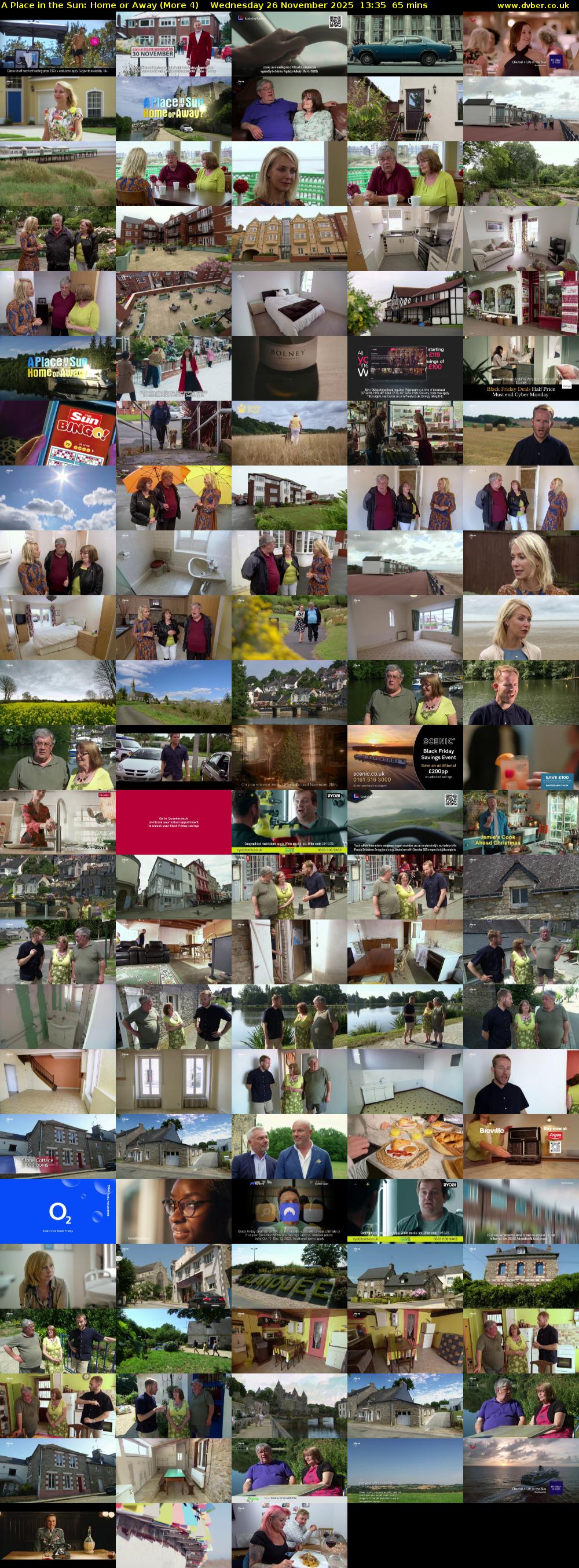 A Place in the Sun: Home or Away (More 4) Wednesday 26 November 2025 13:35 - 14:40