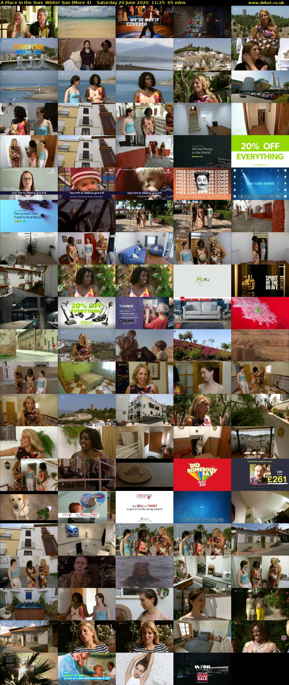 A Place in the Sun: Winter Sun (More 4) Saturday 20 June 2020 11:25 - 12:30