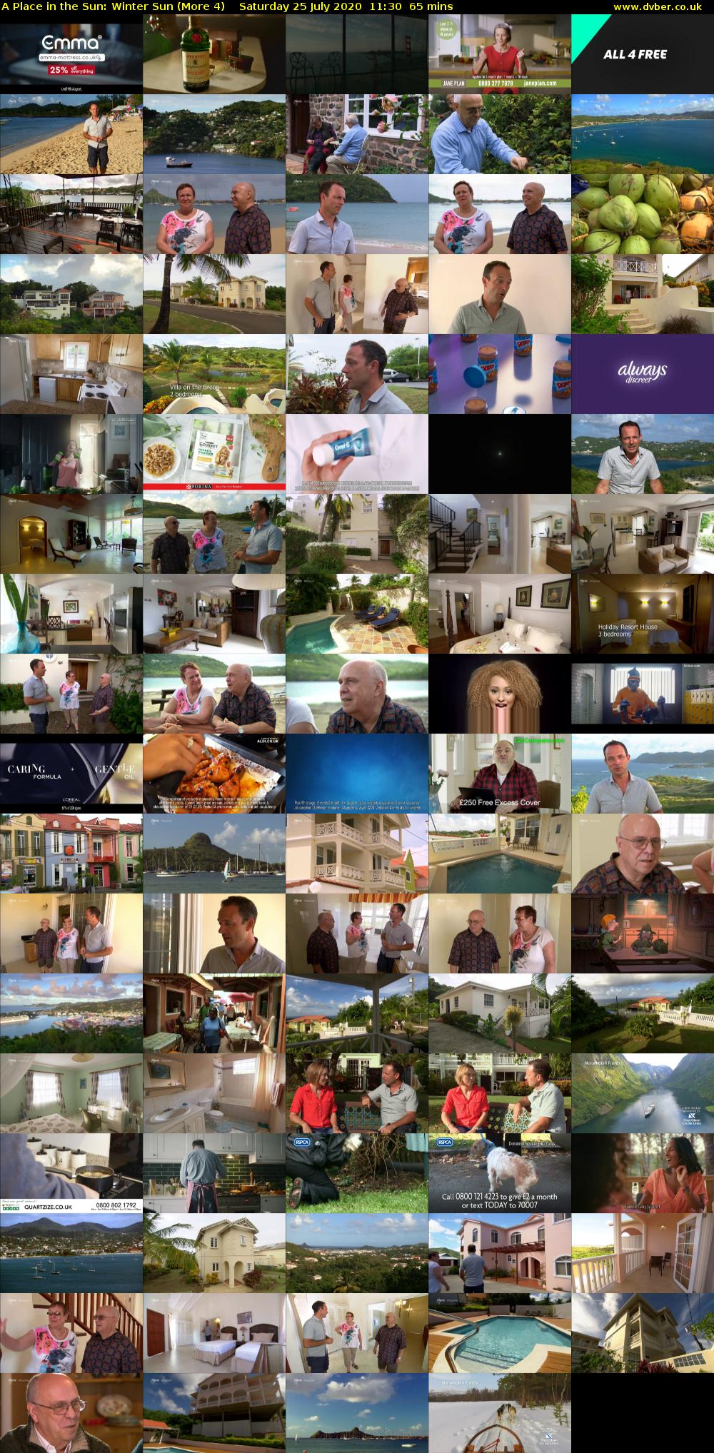 A Place in the Sun: Winter Sun (More 4) Saturday 25 July 2020 11:30 - 12:35