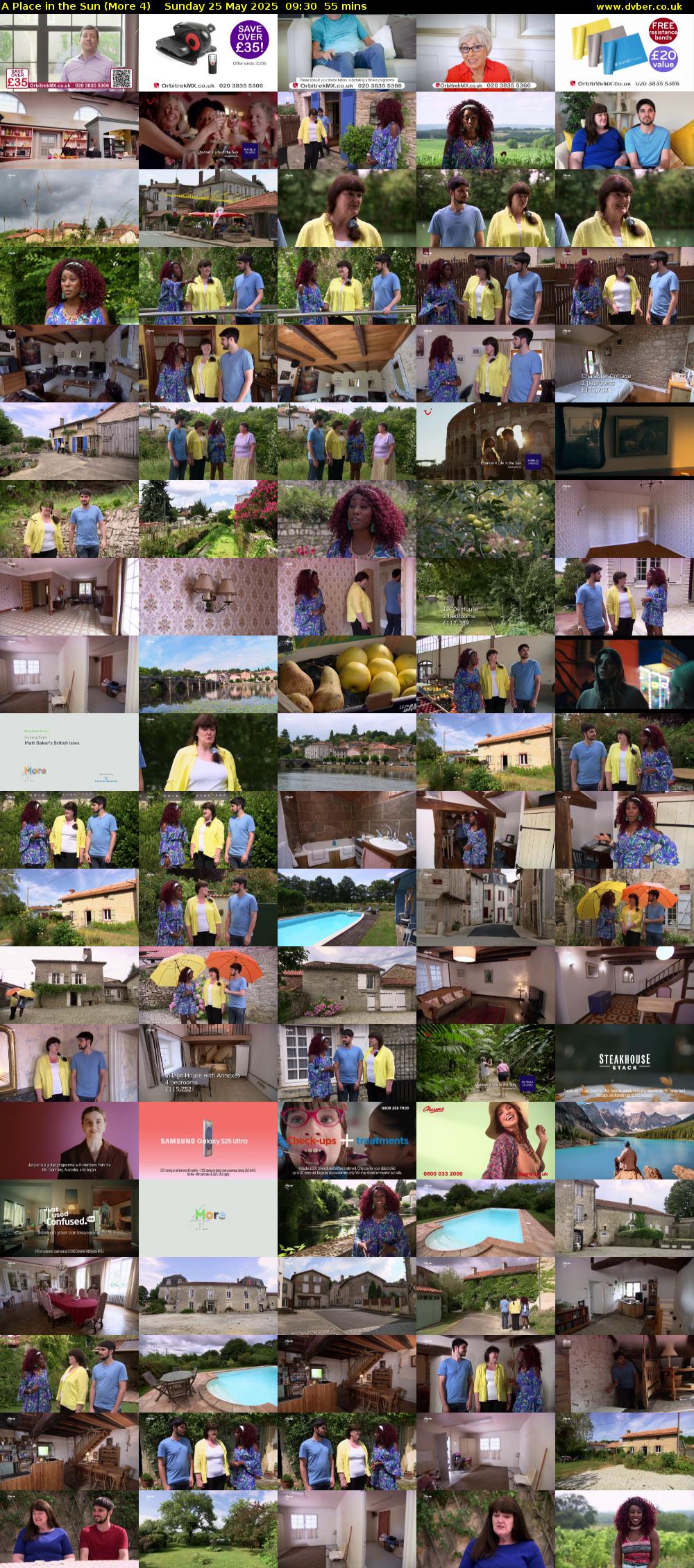 A Place in the Sun (More 4) Sunday 25 May 2025 09:30 - 10:25