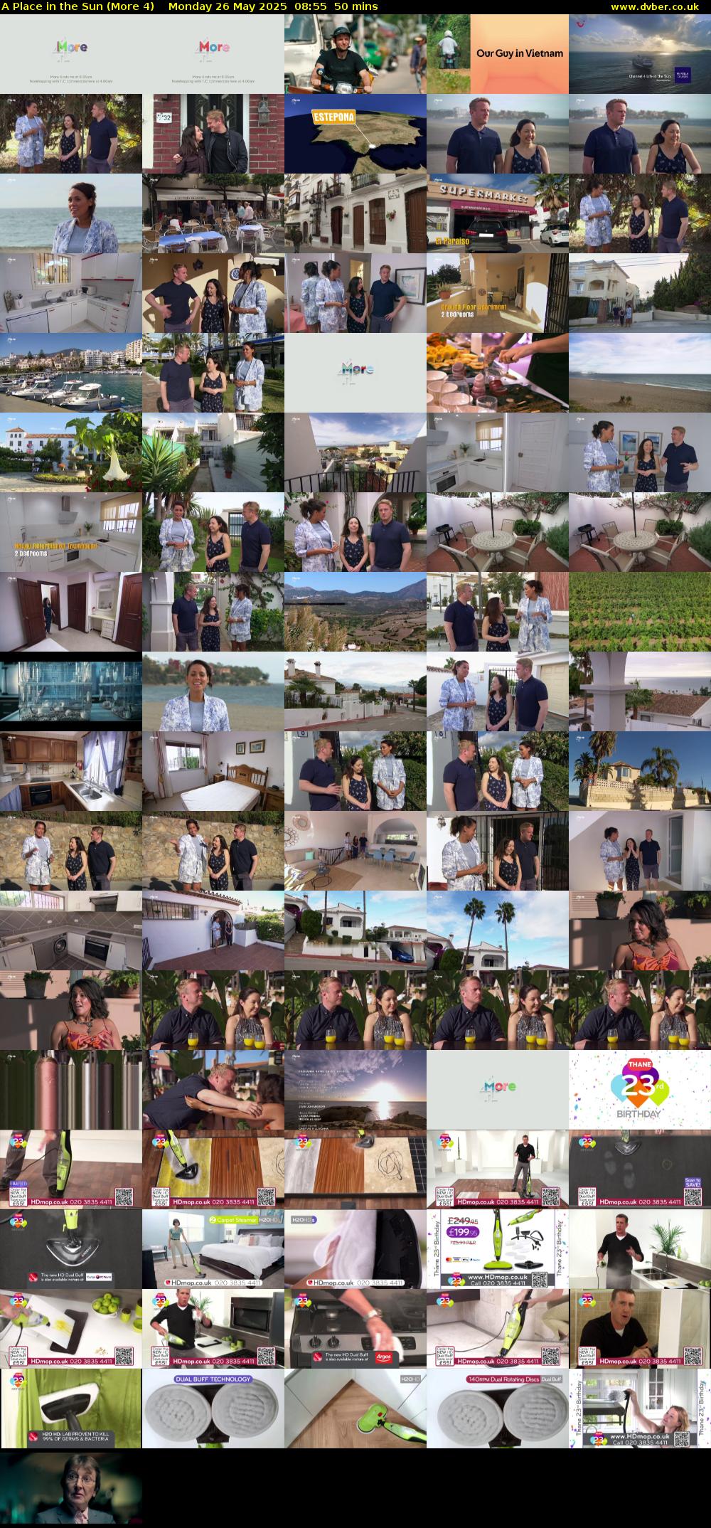 A Place in the Sun (More 4) Monday 26 May 2025 08:55 - 09:45