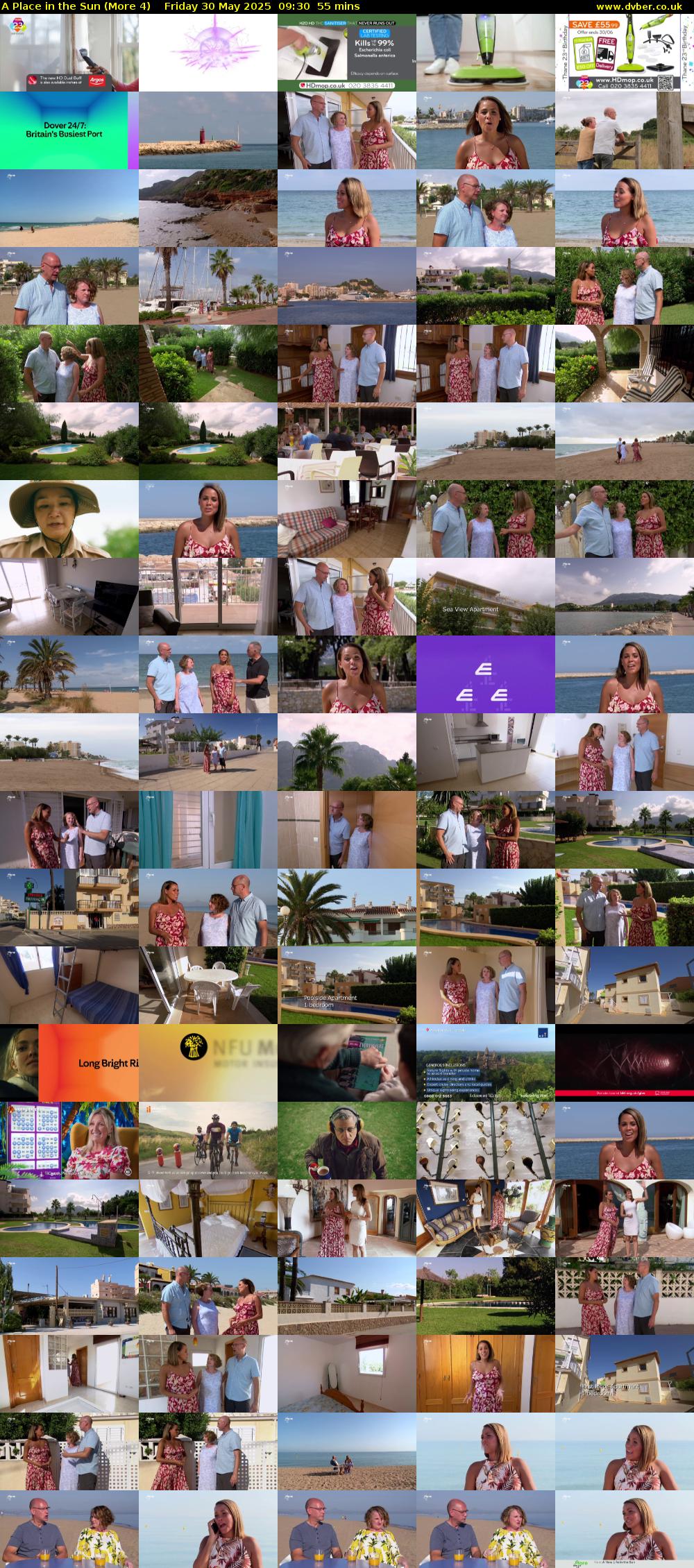 A Place in the Sun (More 4) Friday 30 May 2025 09:30 - 10:25