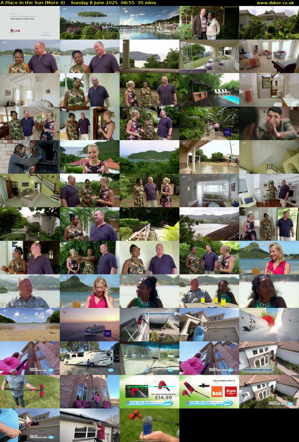 A Place in the Sun (More 4) Sunday 8 June 2025 08:55 - 09:30